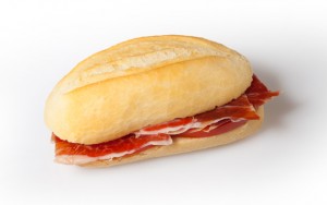 ALT="bocadillo jamon iberico on line"