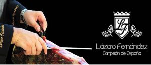 ALT="ham cutting iberian ham lazaro fernandez"